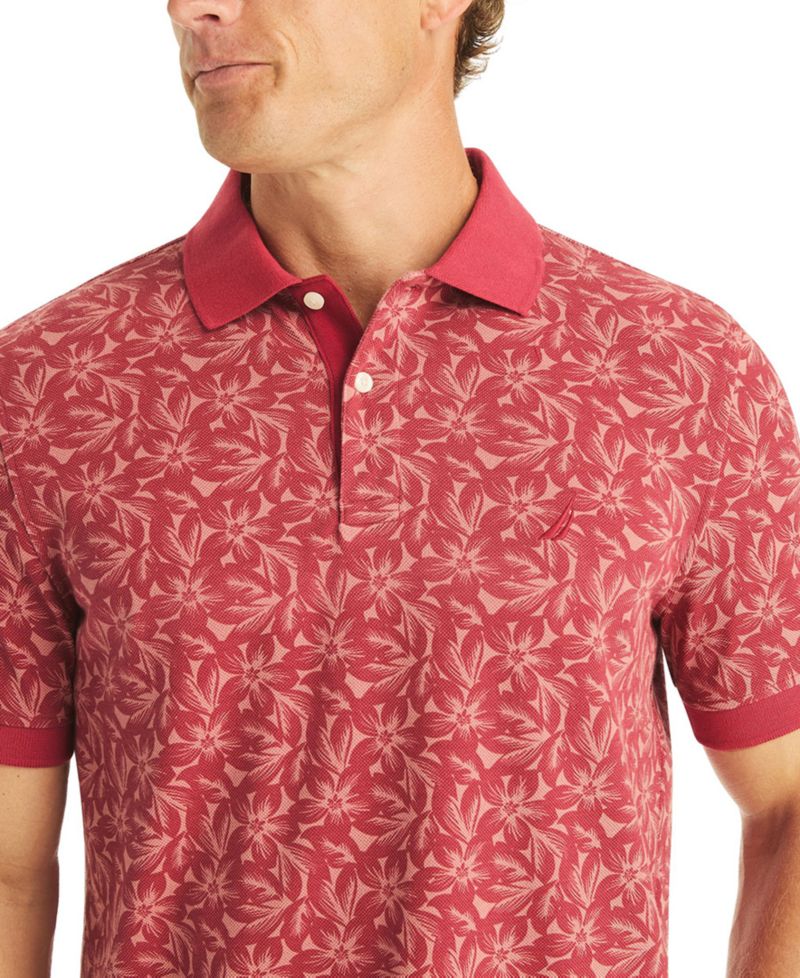 Men's Classic-Fit Printed Polo Shirt