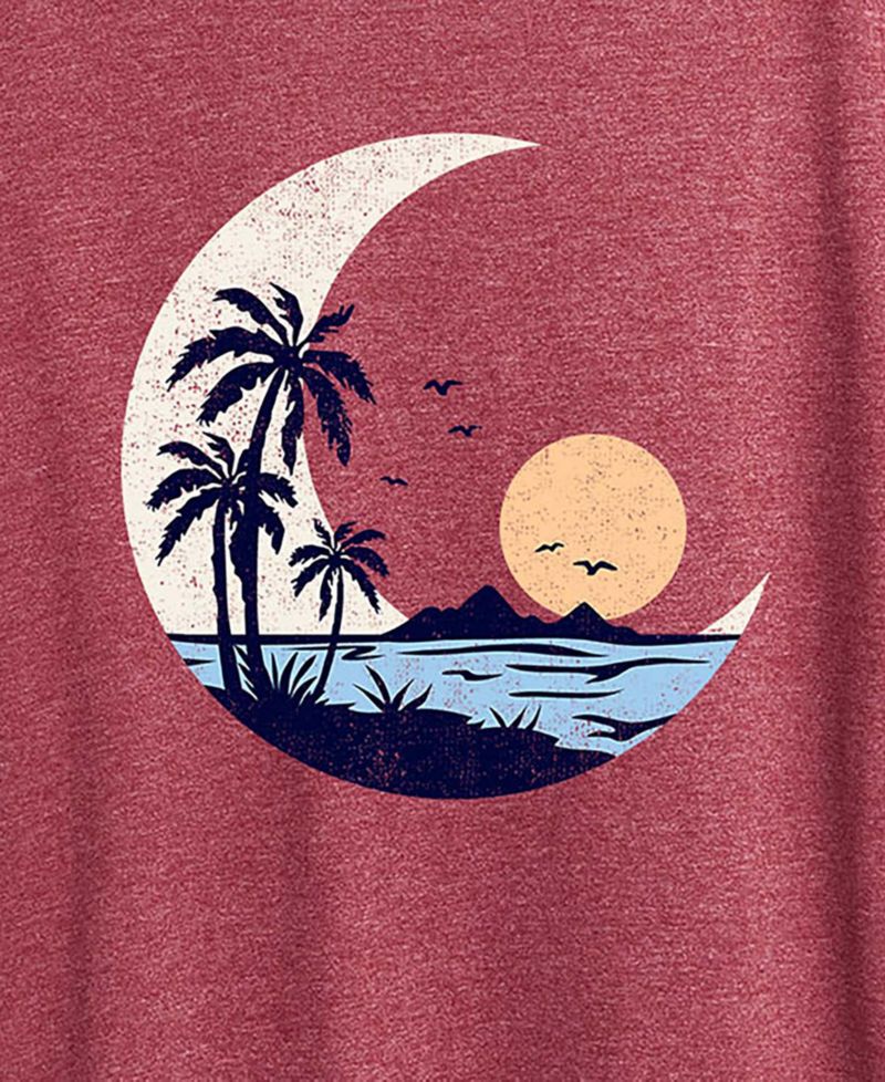Trendy Plus Size Sunset Graphic T-Shirt