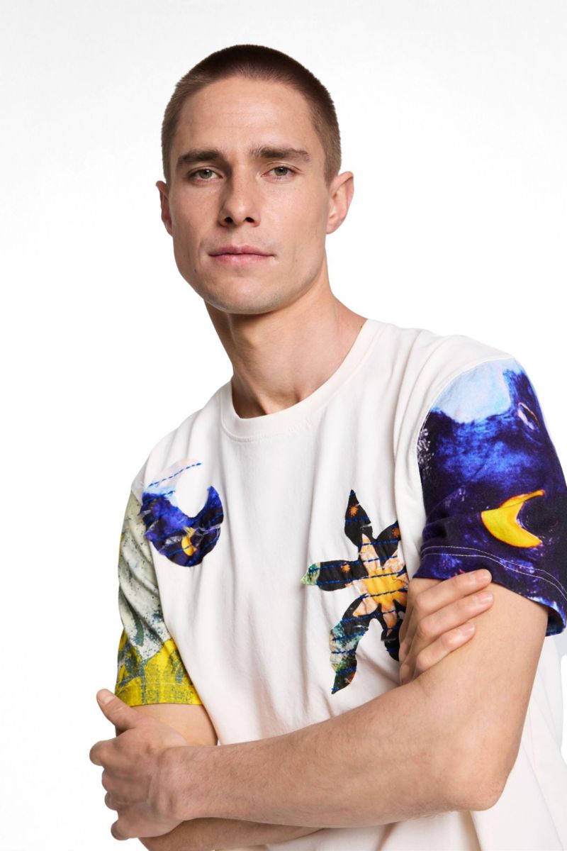 Men's Cosmos print T-shirt