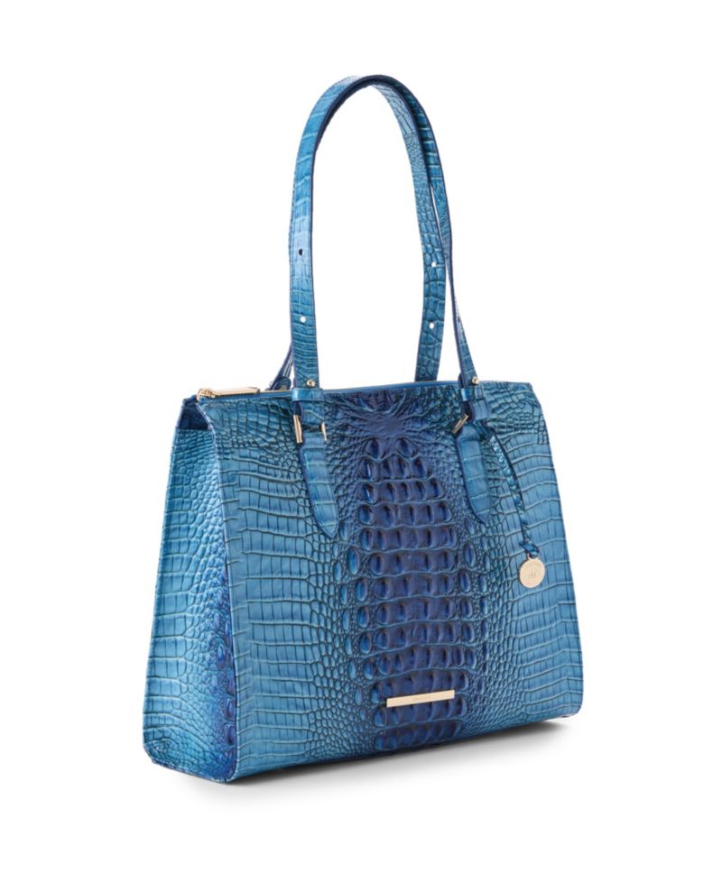 Anywhere Melbourne Embossed Medium Leather Tote Bag