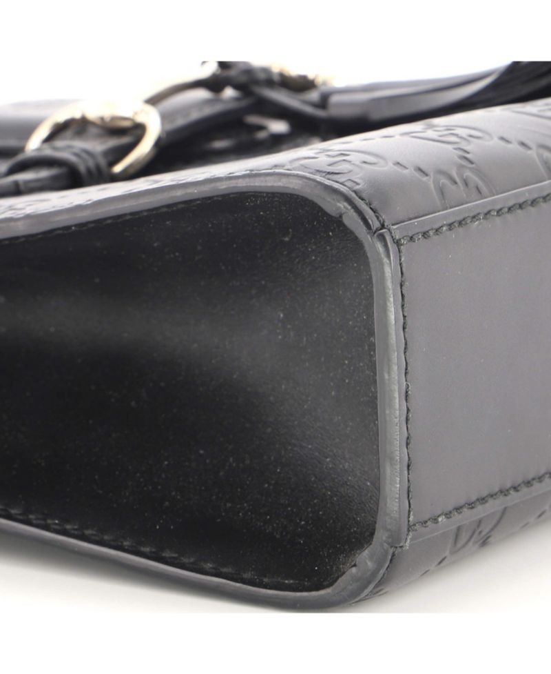Small Emily Chain Flap Shoulder Bag Guccissima Leather