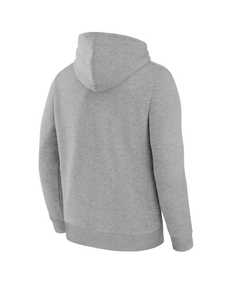 Men's Heather Gray Utah Mammoth Combo Legacy Fleece Pullover Hoodie
