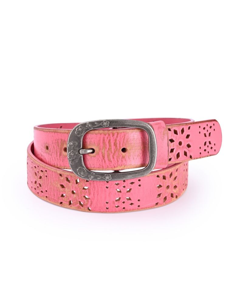 Women's Blooming Crocus Leather Belt