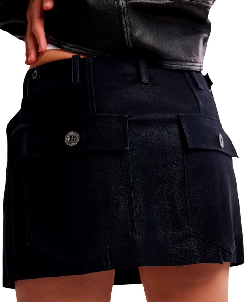 Women's Utility-Inspired A-Line Mini Skirt