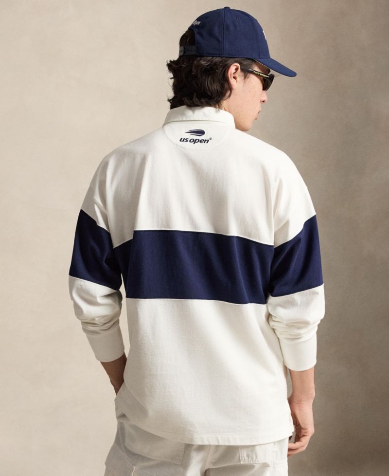 Men's US Open Tennis Rugby Polo Shirt