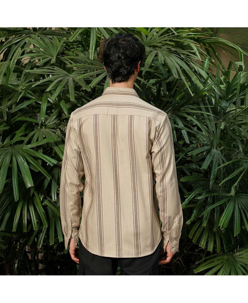Men's Halo-Striped Shirt