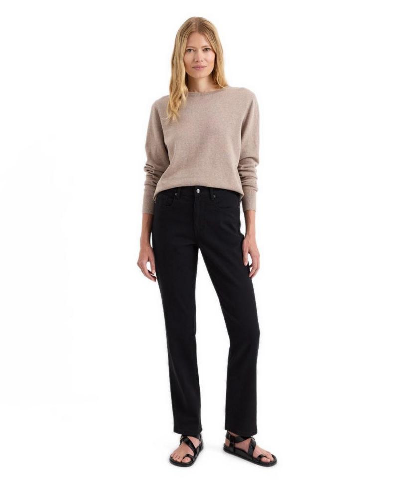 Women's All-Day Twill Straight Cotton-Blend Pants