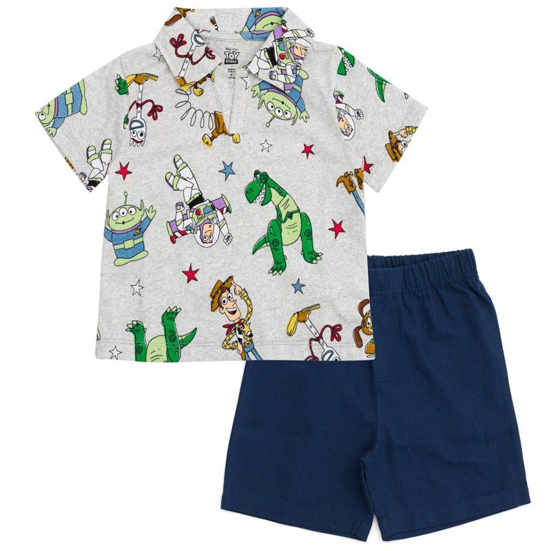 Toddler Boys 2-Piece Polo and Shorts Set