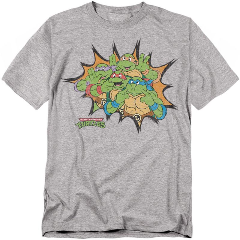 Men's Funny Face Turtles T-Shirt