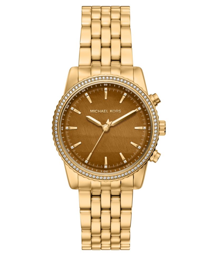 Women's Bryant Three-Hand Gold-Tone Stainless Steel Watch, 35mm