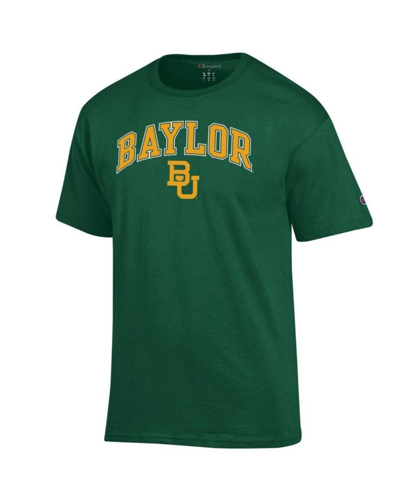 Men's Green Baylor Bears Arch Over Logo T-Shirt