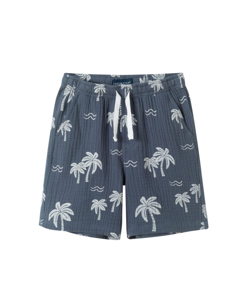 Toddler Boys Little/Big Tropical Palm Tree Gauze Set