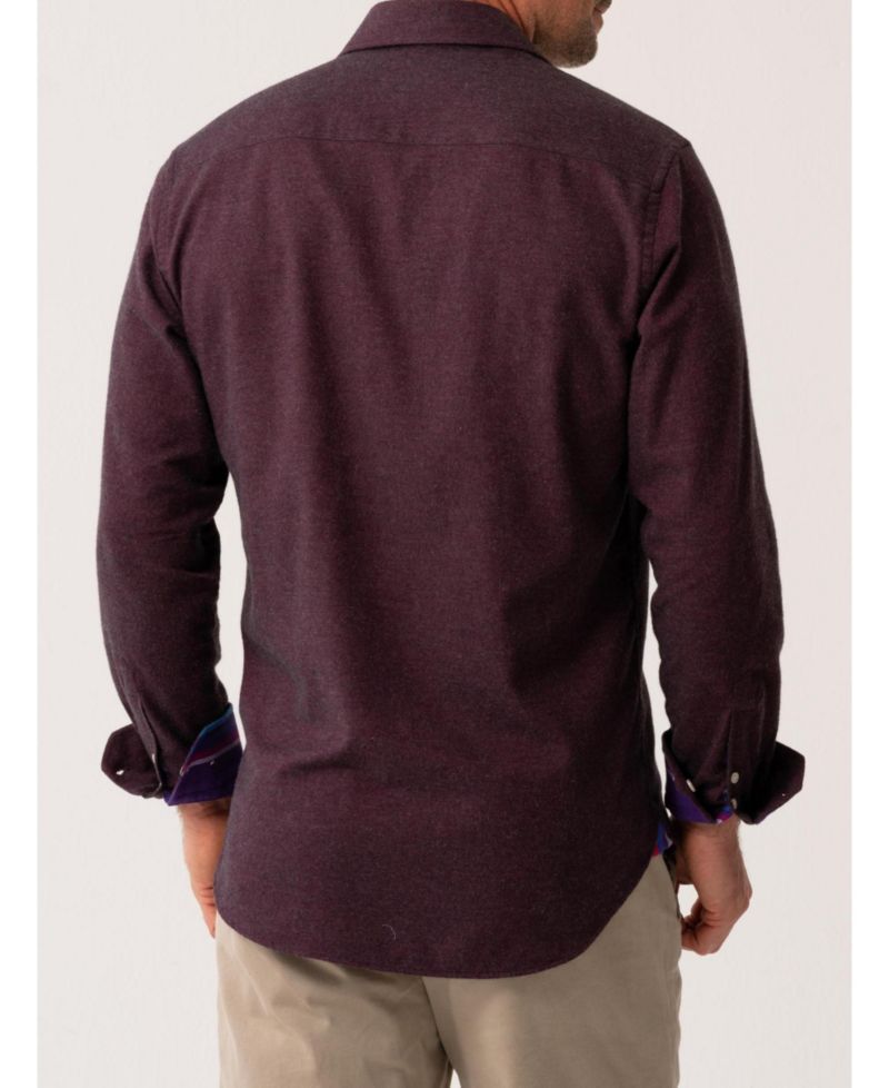 Men's Cotton Cashmere Long Sleeve Shirt