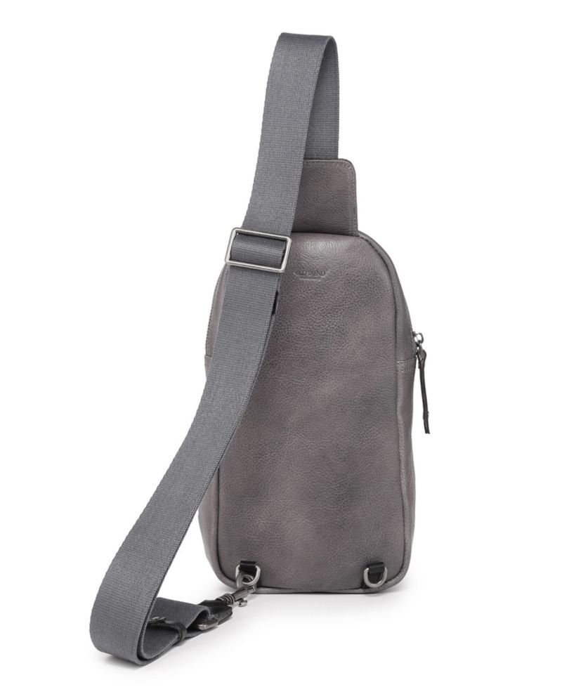 Sun-Wing Leather Sling Bag