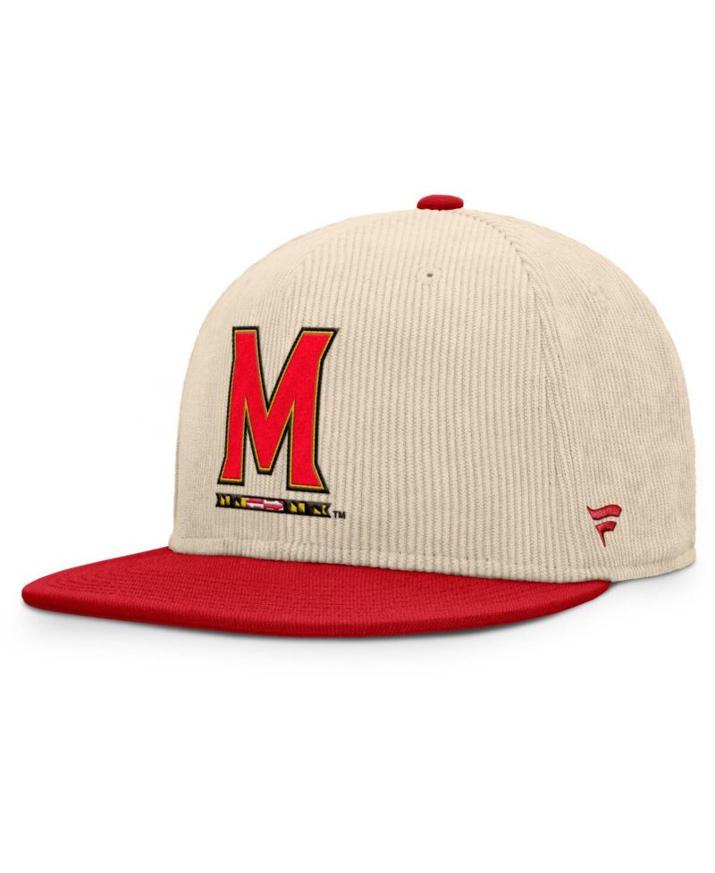 Men's Tan Maryland Terrapins Catcher Snapback Hat