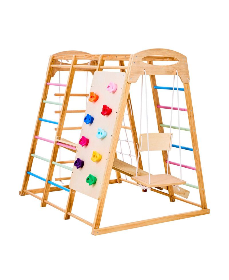 7-in-1 Wooden Jungle Gym