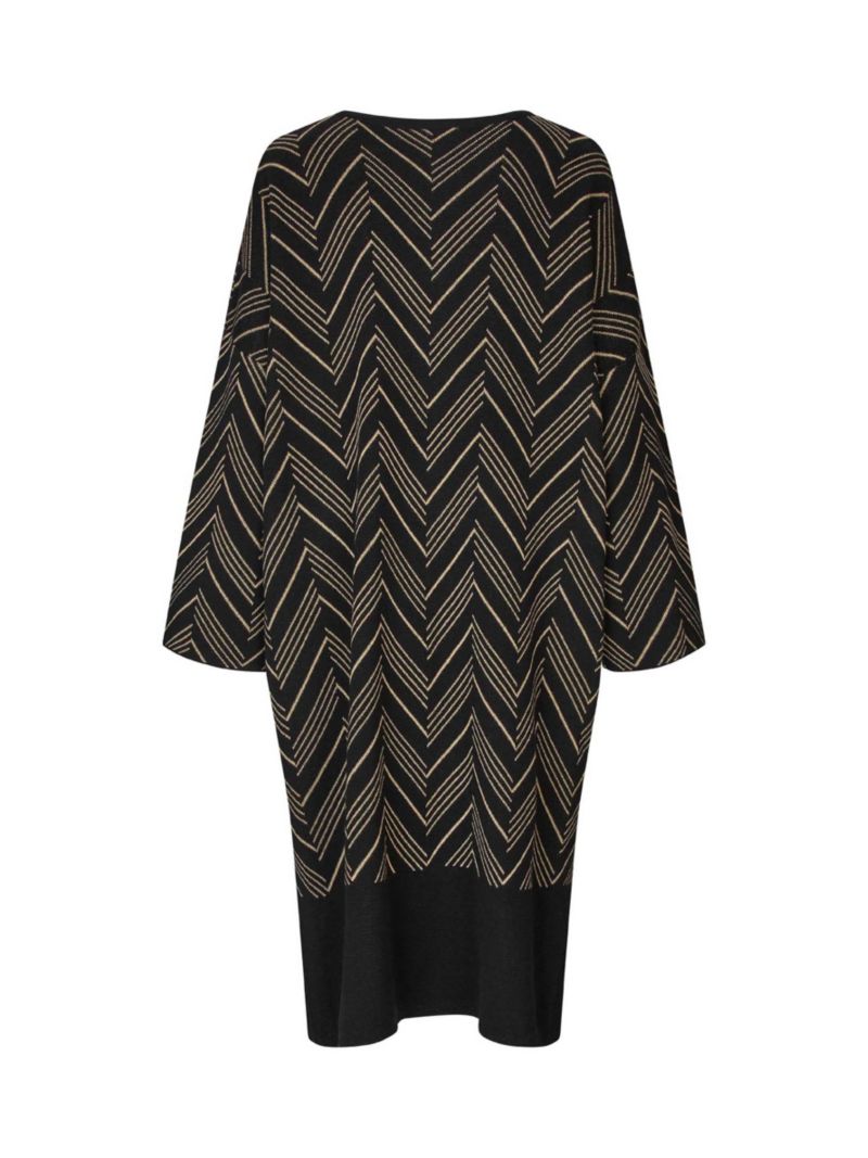 Women's MaNuska3/4 Sleeve Loose Fit Midi Dress