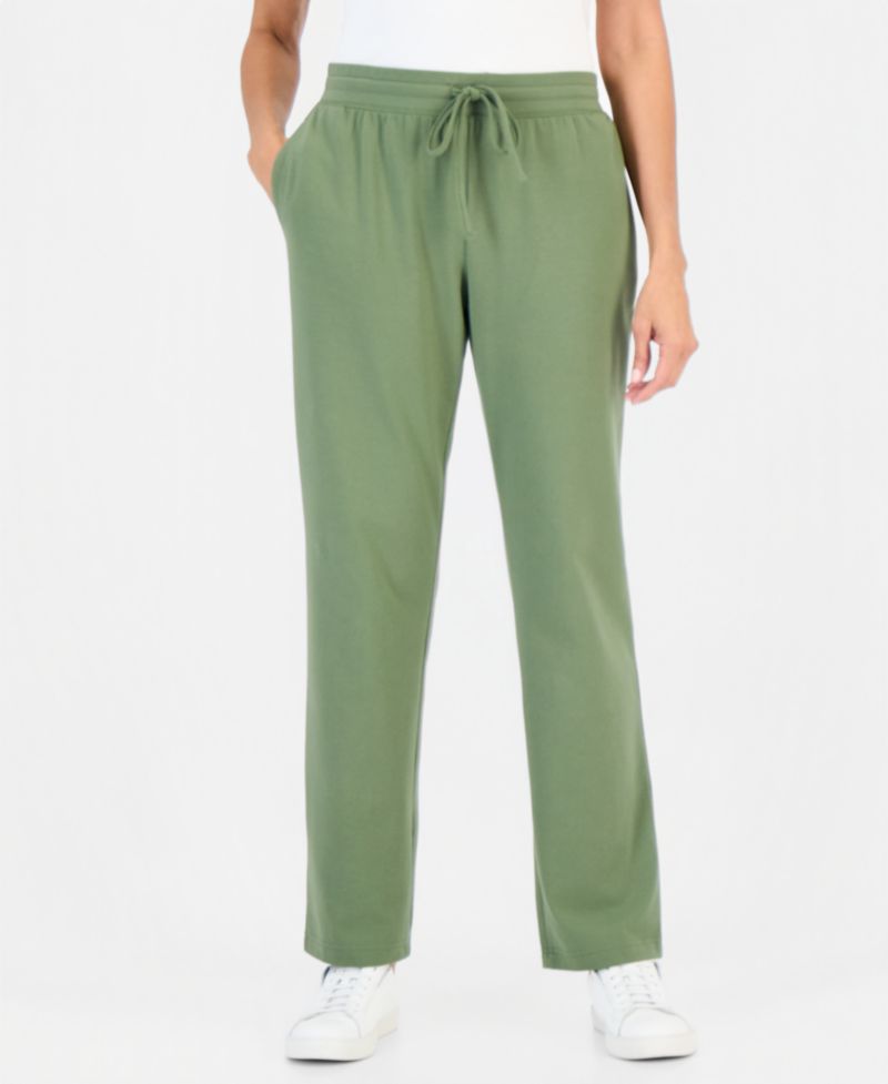 Petite Mid-Rise Pull-On Pants, Petite & Petite Short