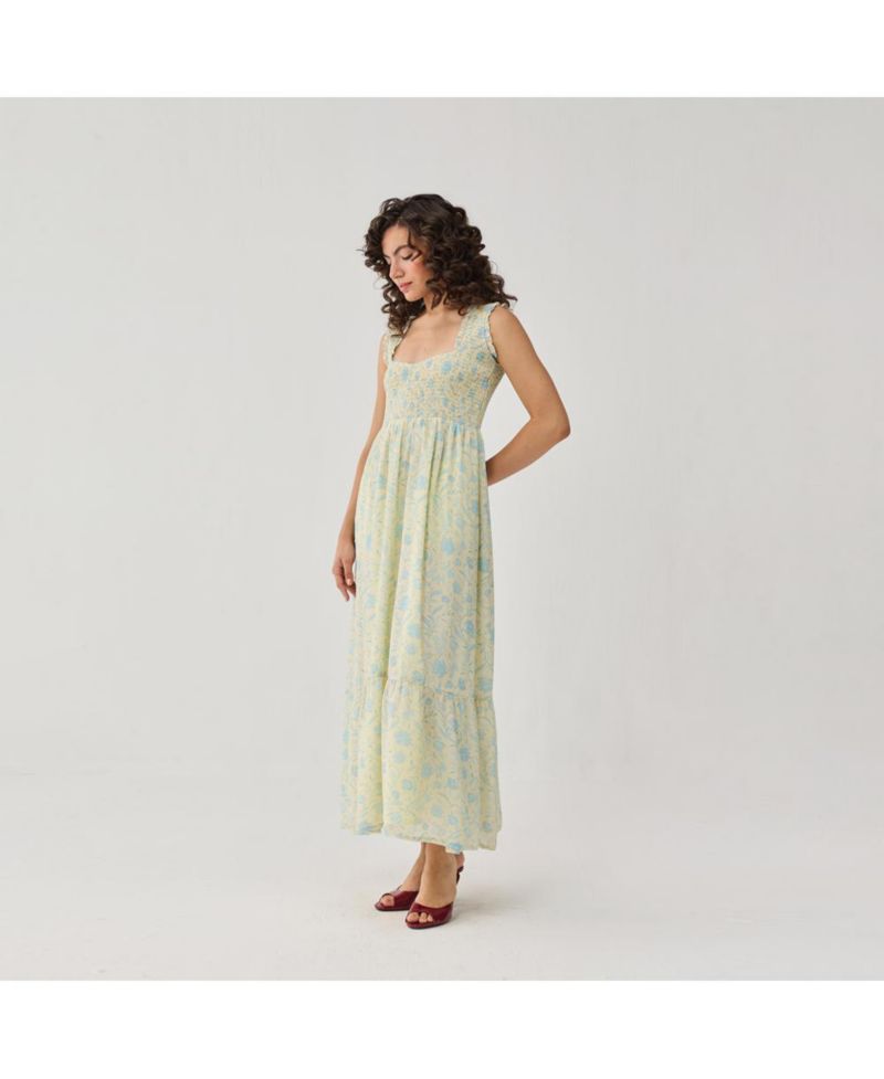 Women's Smocked Maxi Dress