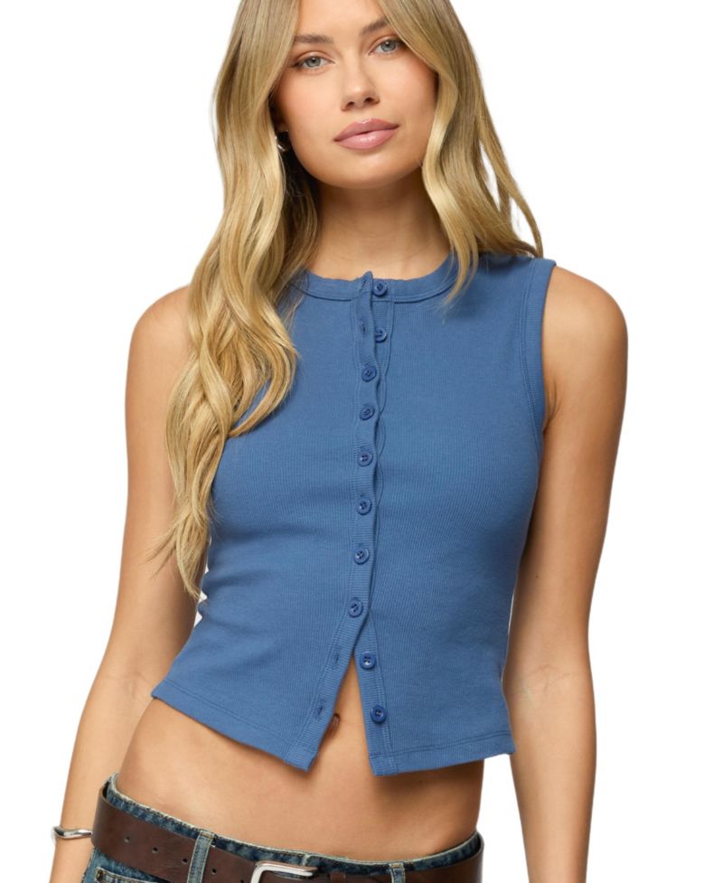Women's Basel Button Up Tank Top