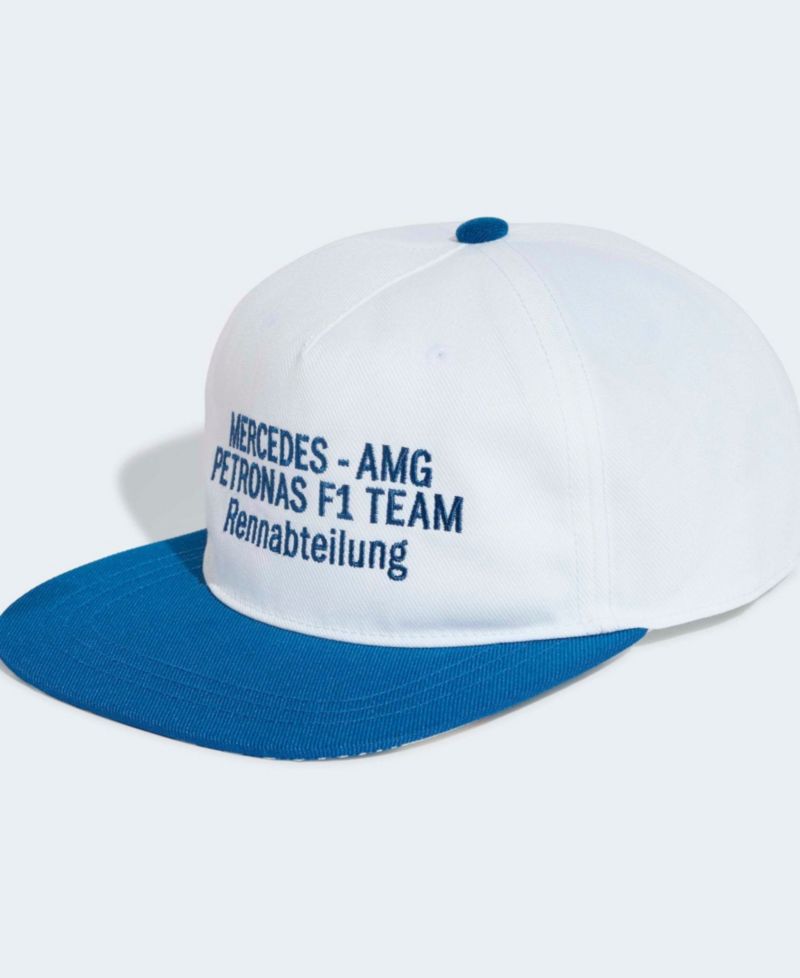Men's and Women's White/Blue Mercedes-AMG Petronas F1 Team Blue Wonder Adjustable Hat