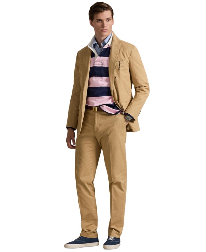 Men's Stretch Chino Suit Trousers