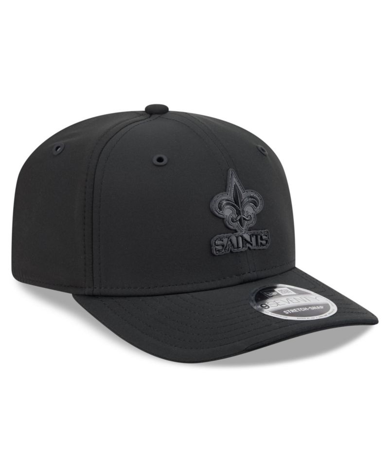 Men's Black New Orleans Saints 2026 Sideline 9SEVENTY Adjustable Hat