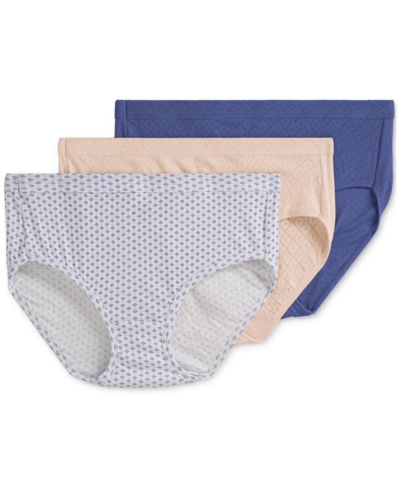 Elance Breathe Hipster Underwear 3 Pack 1540, also available in extended sizes