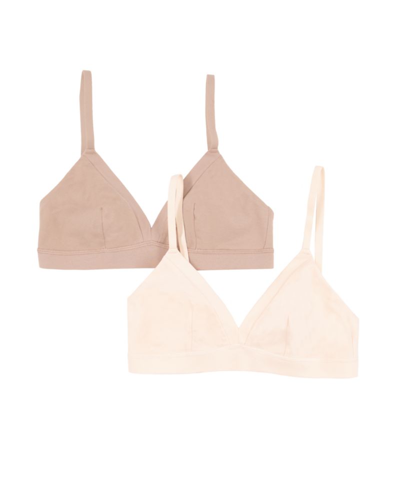 Women's 2-Pack Pima Cotton Bralette