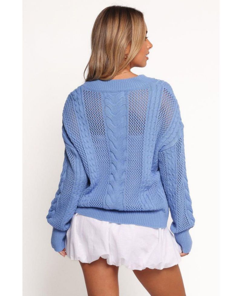 Women's Janie Knit Sweater - Blue