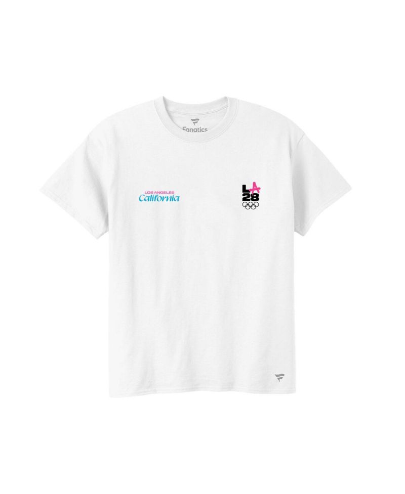 Men's White LA28 Superbloom Collection T-Shirt