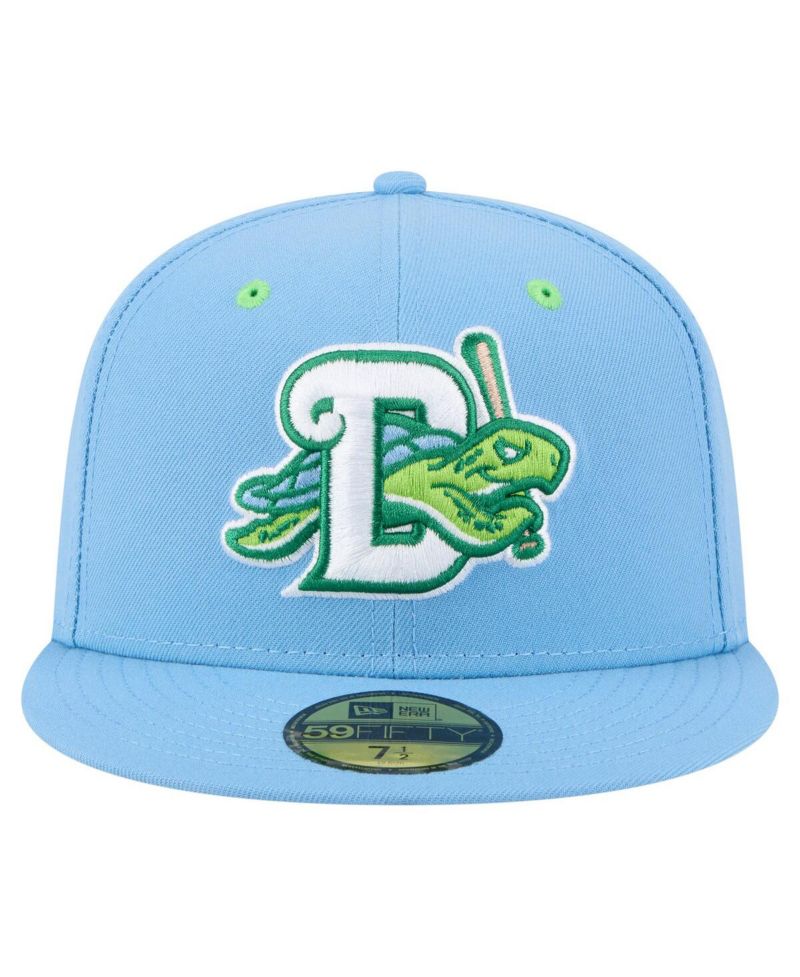 Men's Light Blue Daytona Tortugas Authentic Collection 59FIFTY Fitted Hat