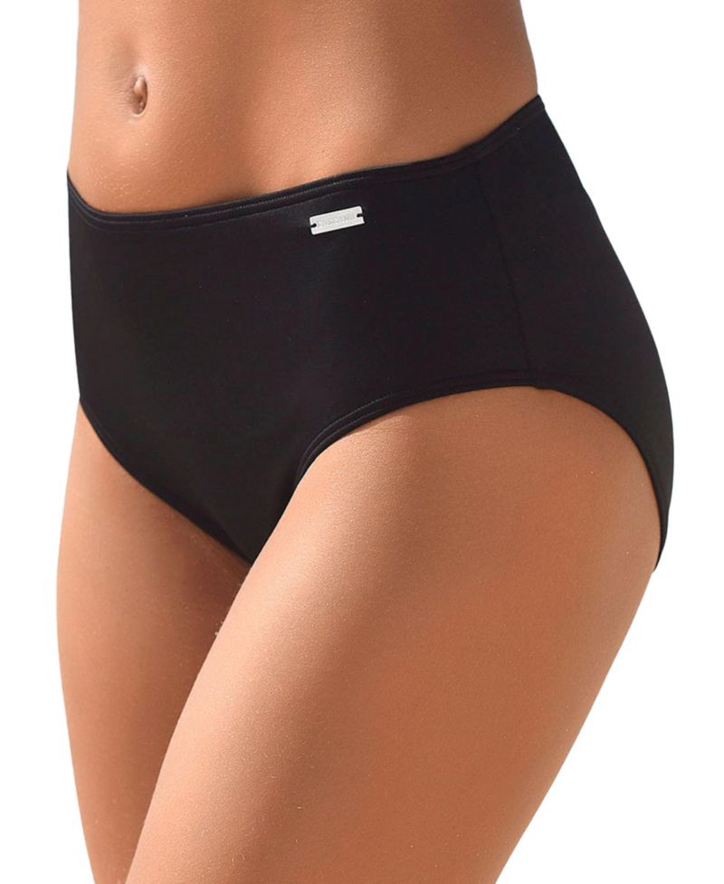 Women's Mid Rise Bikini High-Rise Full-Coverage High-Waist Swim Bottom