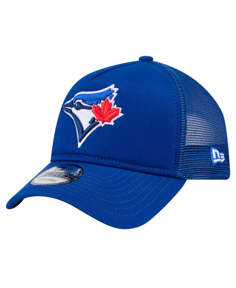 Men's Royal Toronto Blue Jays 9FORTY A-Frame Trucker Adjustable Hat