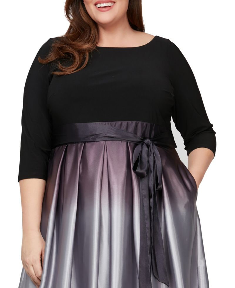 Plus Size Ombr&eacute; Ballgown