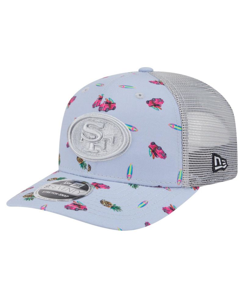 Men's Light Blue San Francisco 49ers Adventure Surfboard 9SEVENTY Adjustable Hat