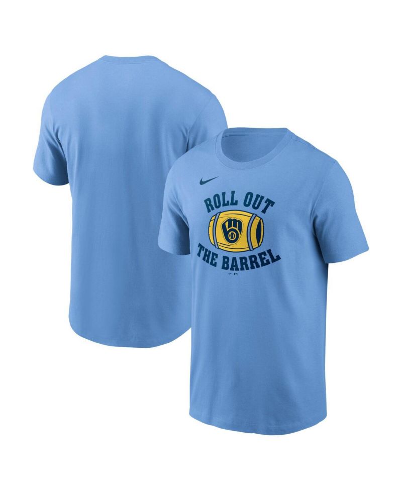 Men's Light Blue Milwaukee Brewers Local Hometown T-Shirt