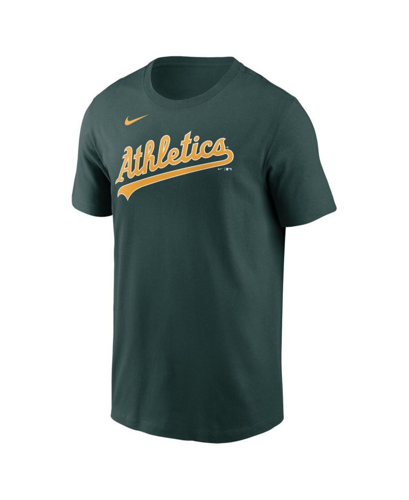 Men's Green Oakland Athletics Fuse Wordmark T-shirt