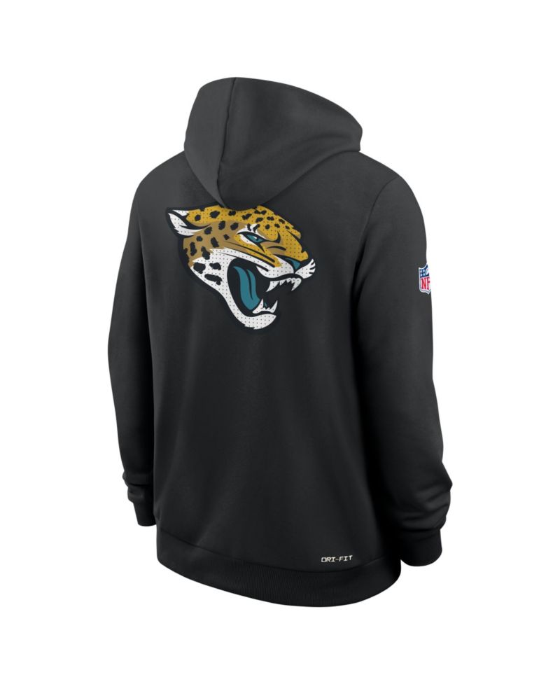 Men's Black Jacksonville Jaguars Sideline Standard Issue Utility Player Dri-FIT Full-Zip Hoodie
