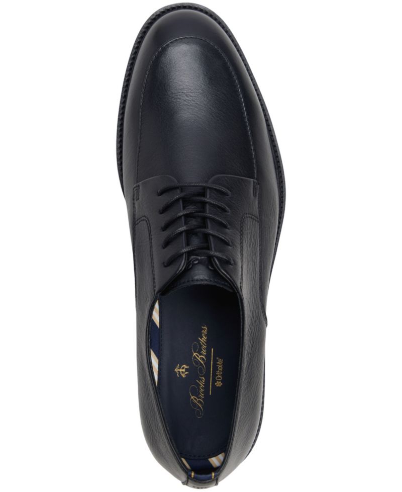 Men's Belford Leather Almond-Toe Dress Shoes