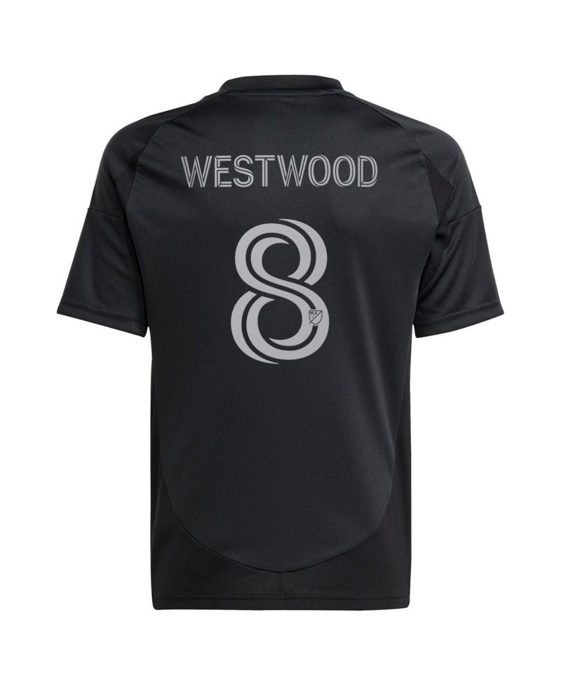 Big Boys and Girls Ashley Westwood Black Charlotte FC 2025 Fortress Kit Replica Player Jersey