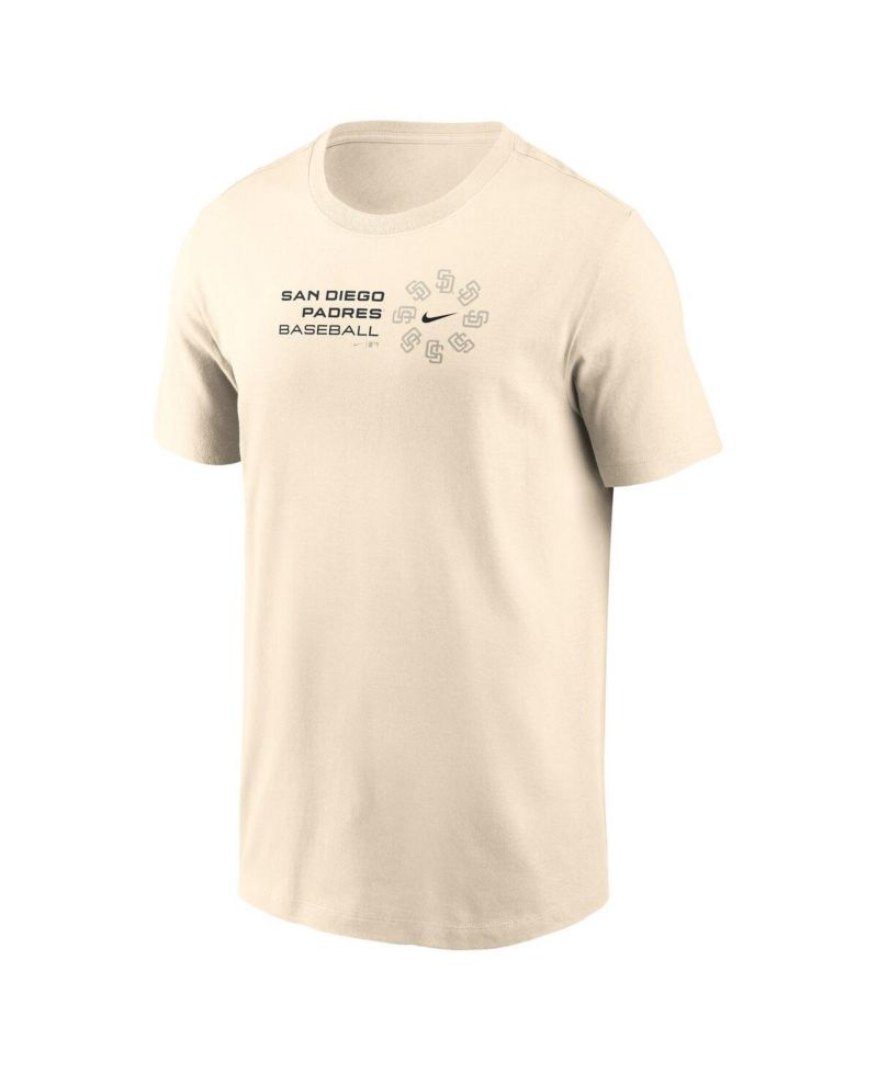 Men's Natural San Diego Padres Pinwheel Lockup T-Shirt