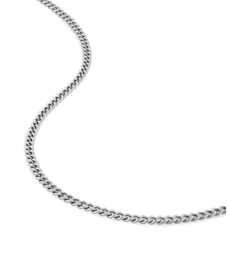 Men's Cuban Chain Curb Link Necklace 24"