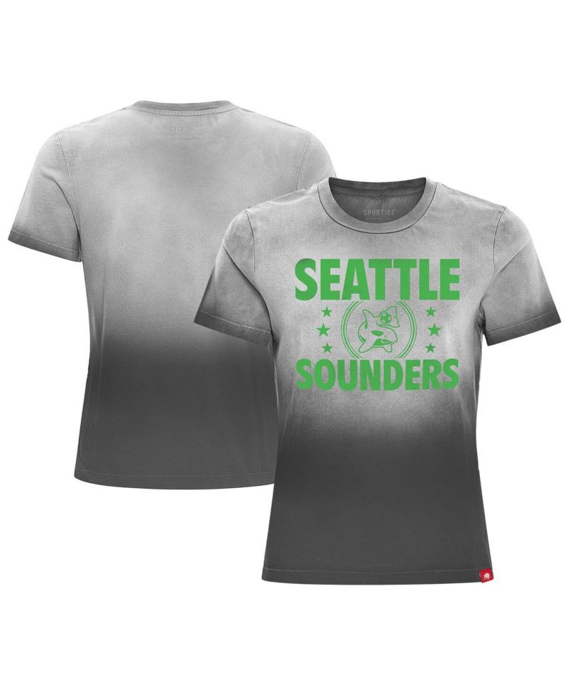 Women's Charcoal Seattle Sounders FC Arcadia T-Shirt