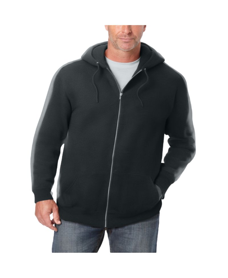 Big & Tall Longer-length Fleece Full Zip Hoodie