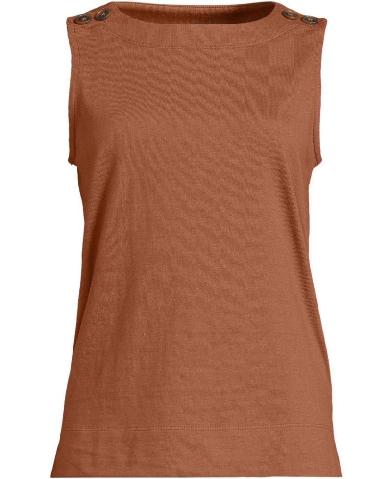Women's Mariner Button Shoulder Tank