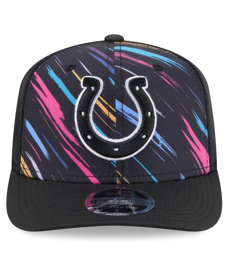 Men's Black Indianapolis Colts 2026 NFL Cruical Catch 9SEVENTY Adjustable Trucker Hat