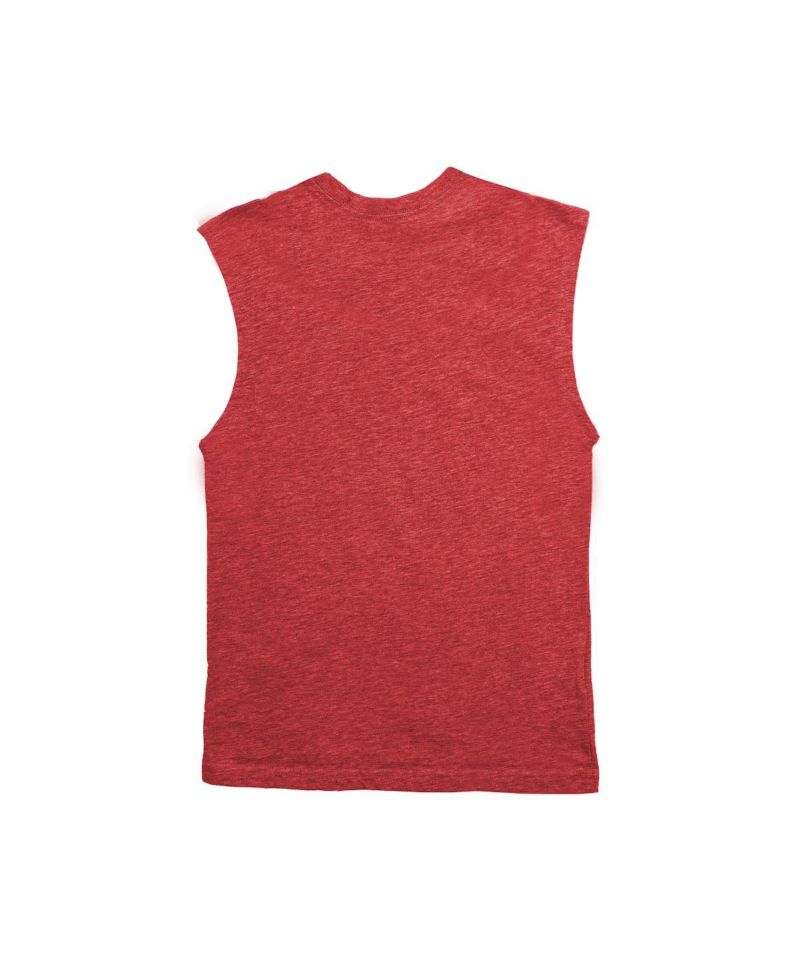 Big Boys and Girls Heather Scarlet San Francisco 49ers Muscle Tank Top