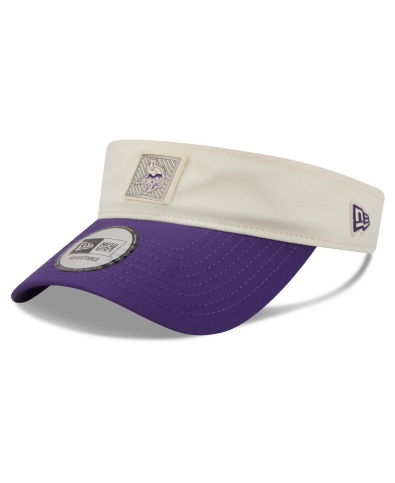 Men's Cream/Purple Minnesota Vikings 2026 NFL Training Camp Adjustable Visor