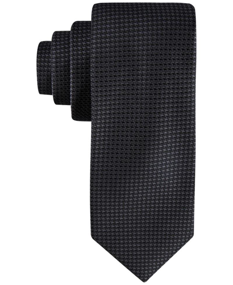 Men's Indigo Houndstooth Tie
